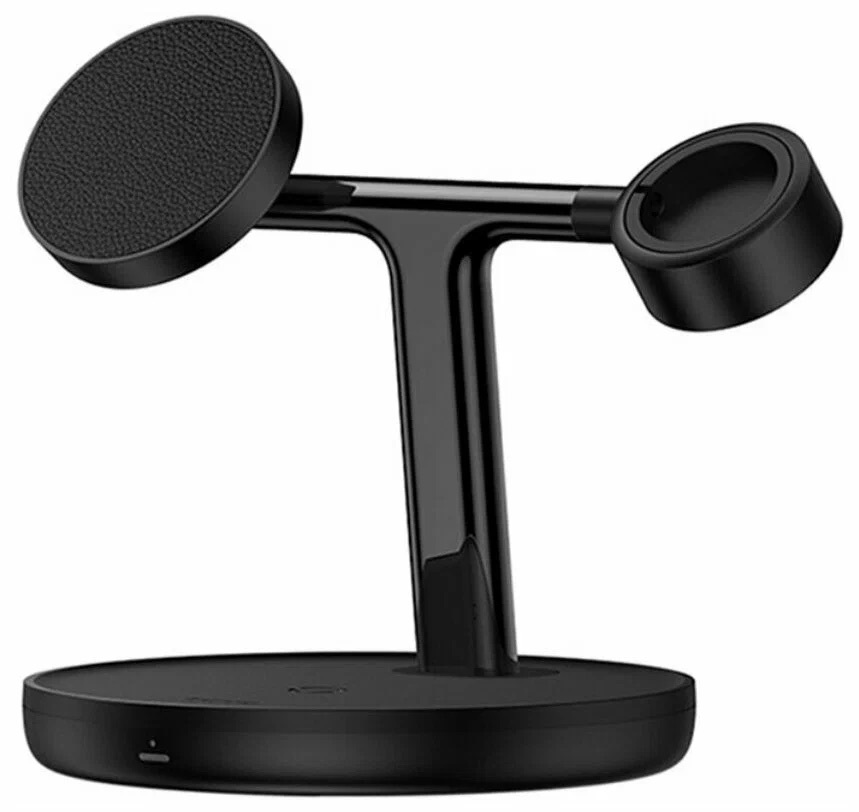 Беспроводное зарядное устройство Baseus BS-W527 3in1 Черный