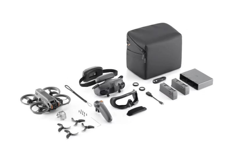 Квадрокоптер DJI Avata 2 Fly More Combo (Three Batteries) с тремя аккумуляторами