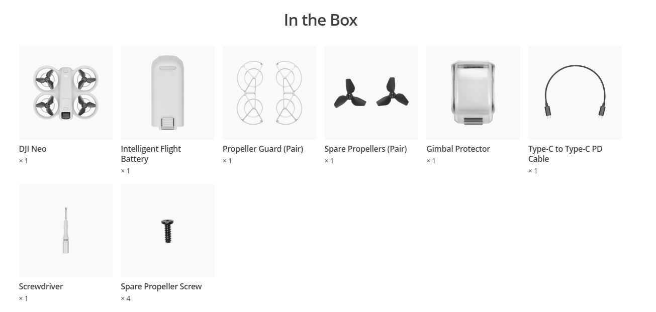 DJI Neo (No RC) only drone