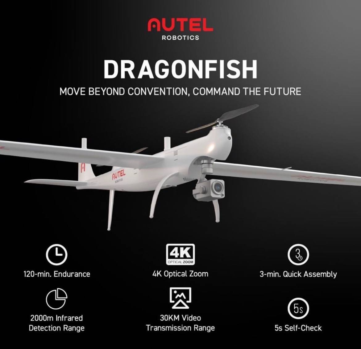 БПЛА 7KG DragonFish Standard with T3 Triple sensor