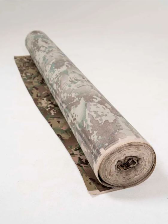 Ткань Кордура 1000D с ИК ремиссией для пошива снаряжения. Нейлон, 240 г/м, WR, PU1000. Китай. Мультикам с ИК-Ремиссикй