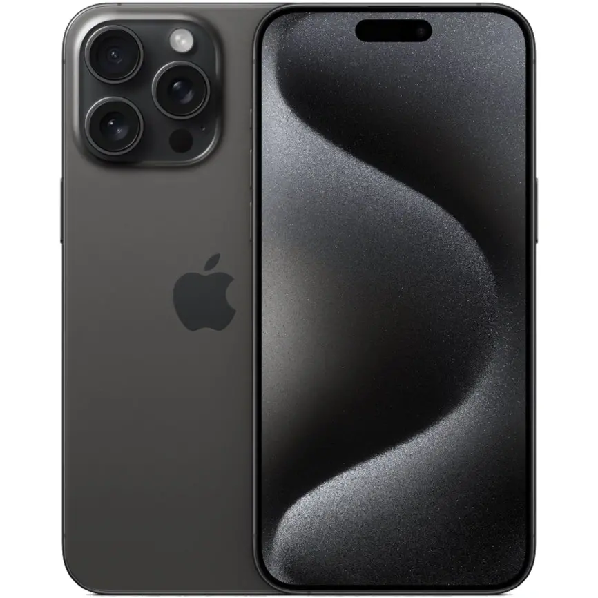 Смартфон Apple iPhone 15 Pro 128 ГБ (Black Titanium | Чёрный титан)