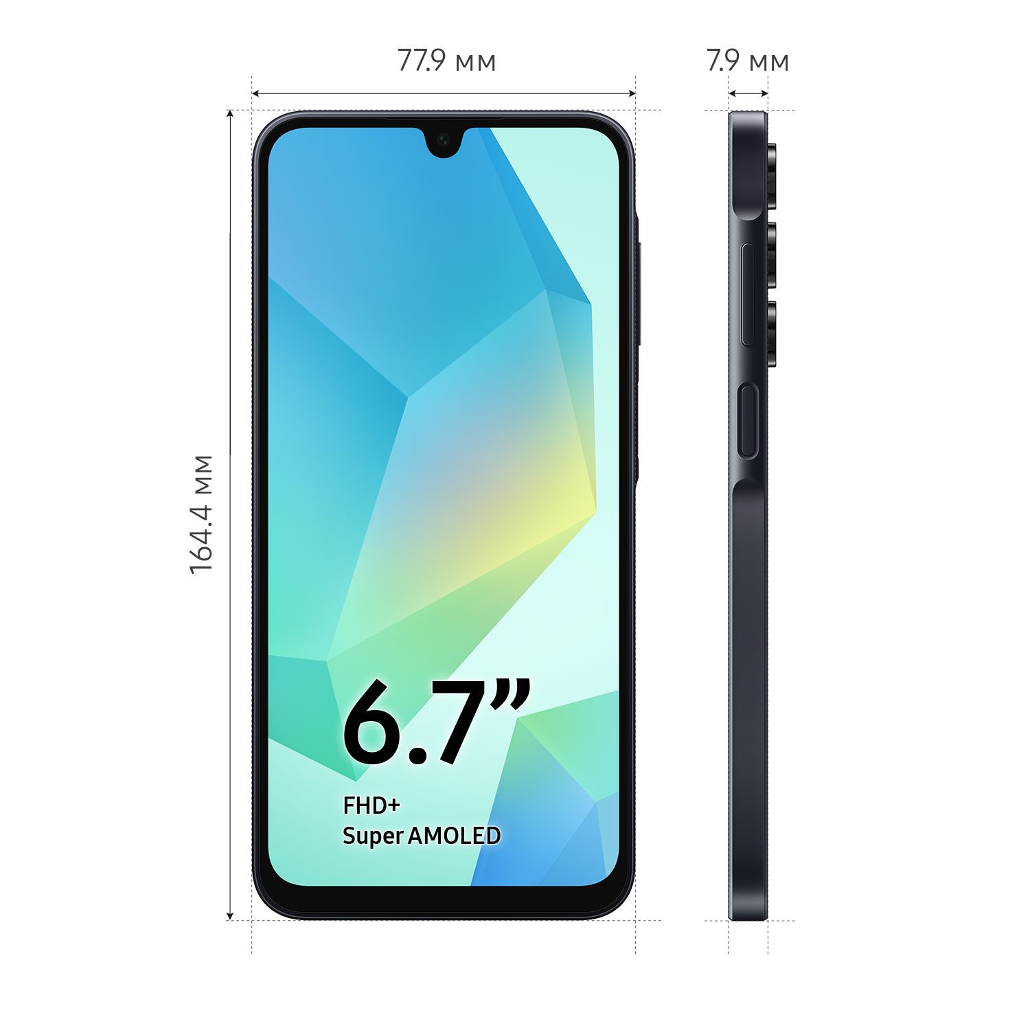 Смартфон Samsung Galaxy A16 | 4/128 ГБ, Черный