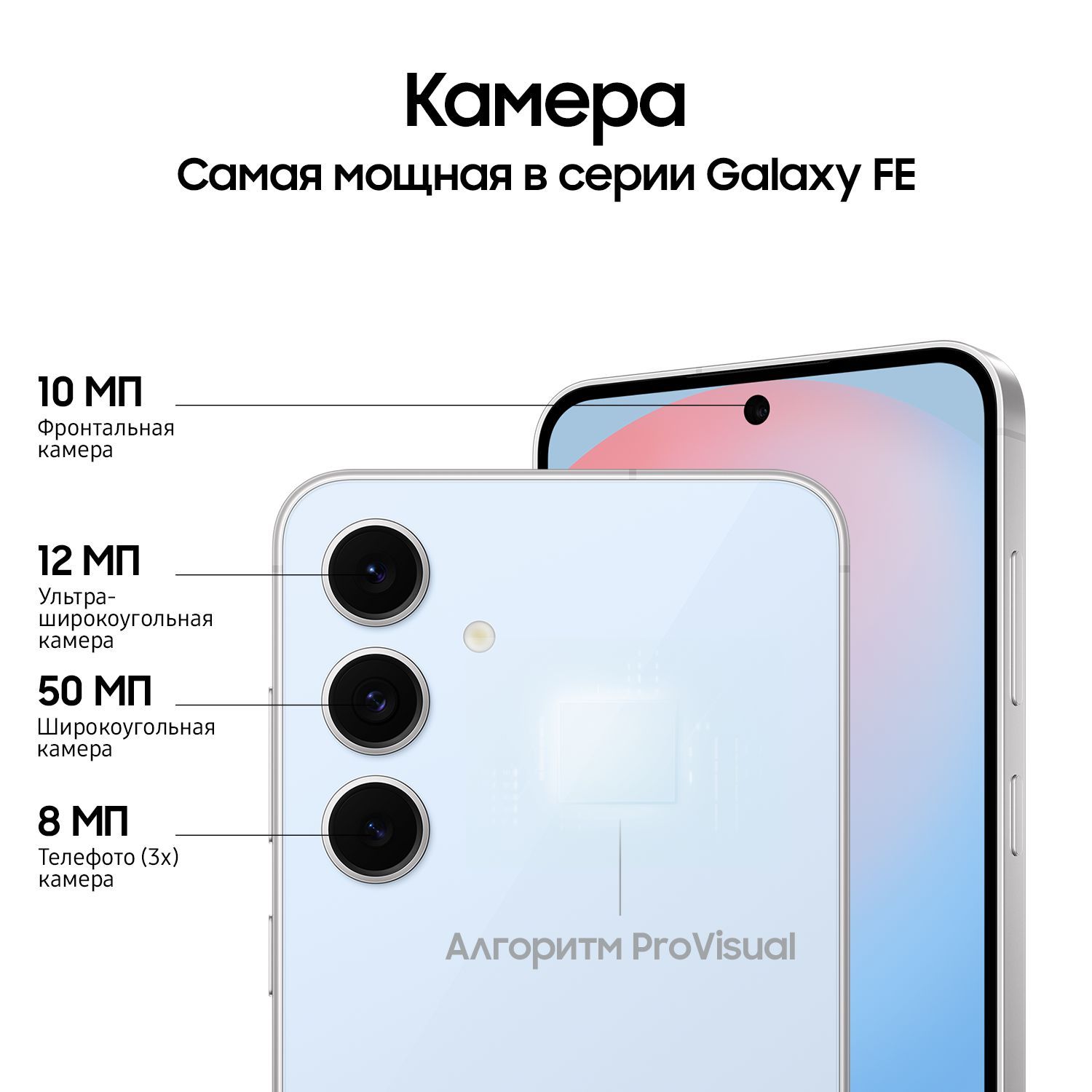 Смартфон Samsung Galaxy S24 FE | 8/128 ГБ, Blue