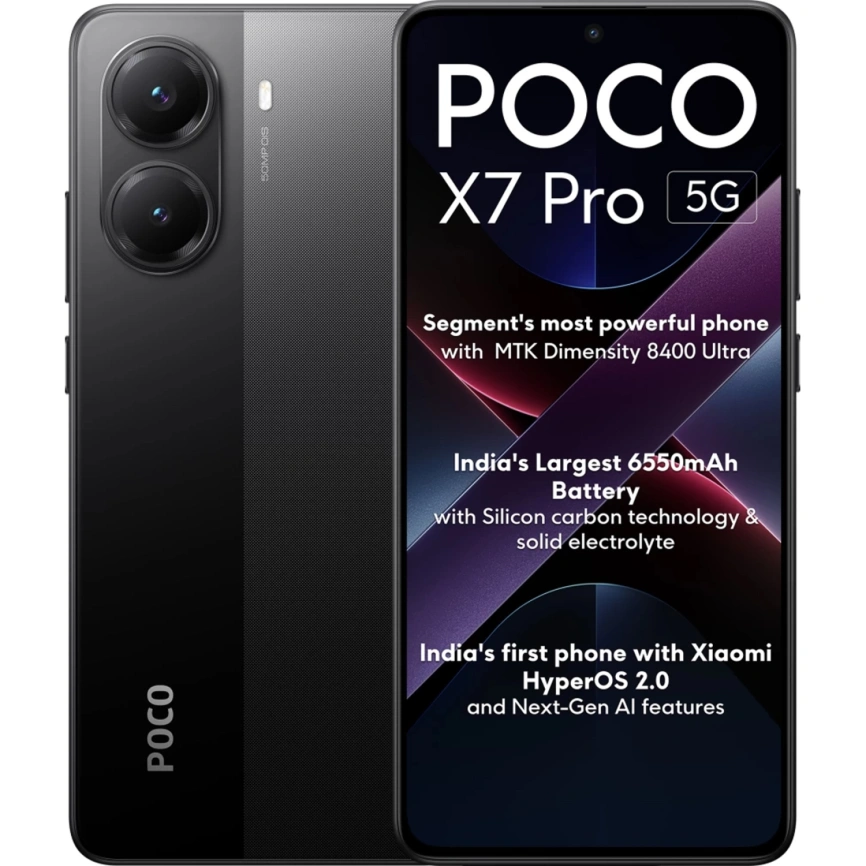 Смартфон Xiaomi Poco X7 Pro | 12/256 ГБ Черный