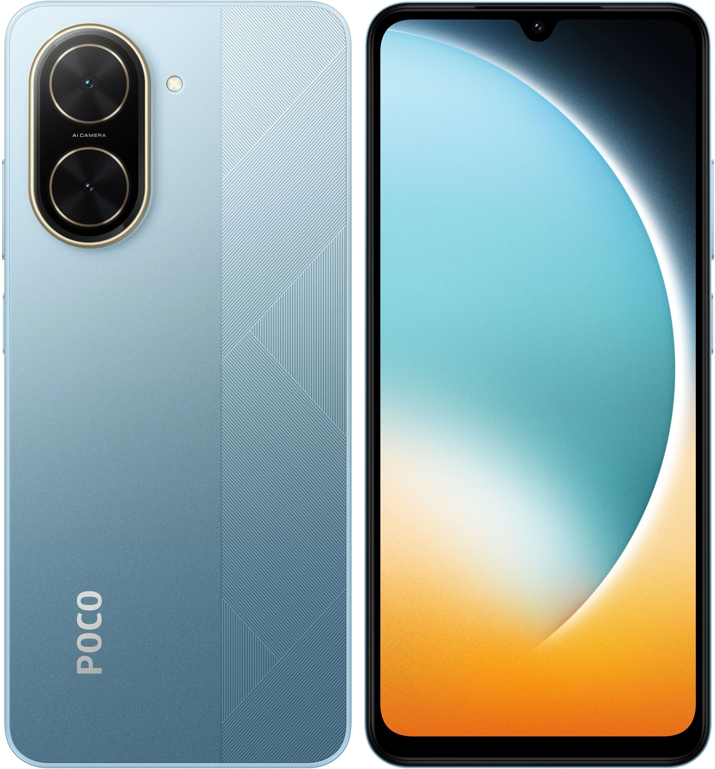 Смартфон Xiaomi Poco C71 | 4/128 ГБ (Синий | Blue)