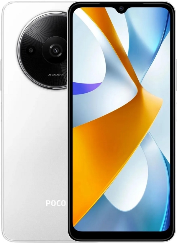 Смартфон Xiaomi Poco C61 | 4/128 ГБ Белый