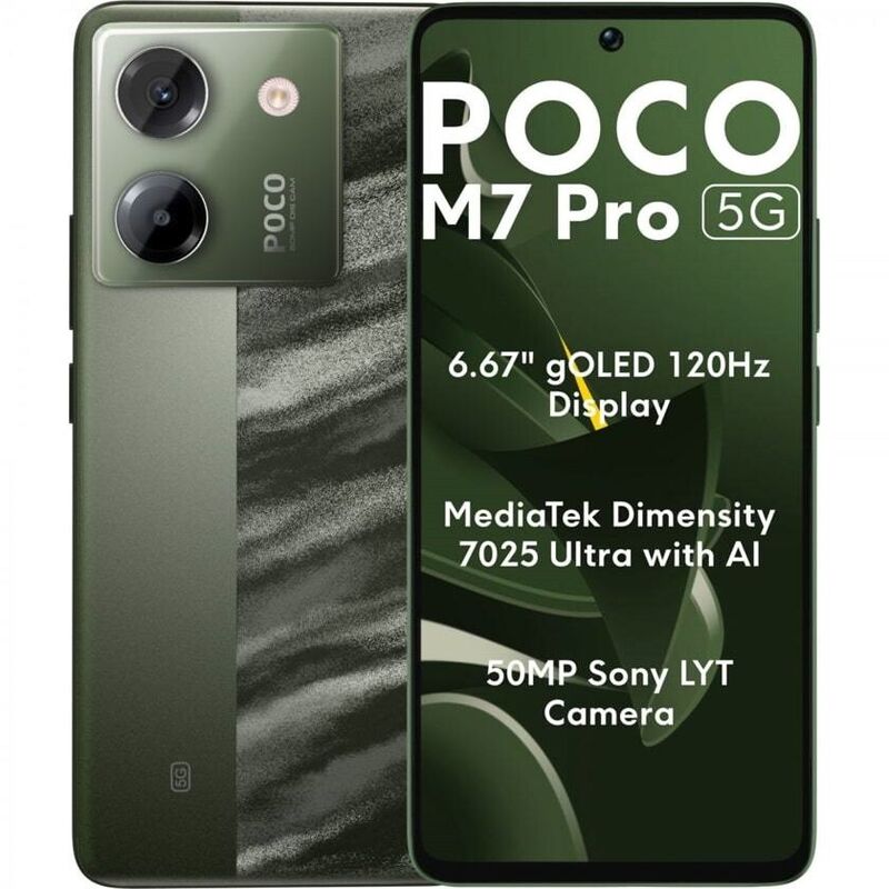 Смартфон Xiaomi Poco M7 Pro | 8/256 ГБ (Зеленый | Green)