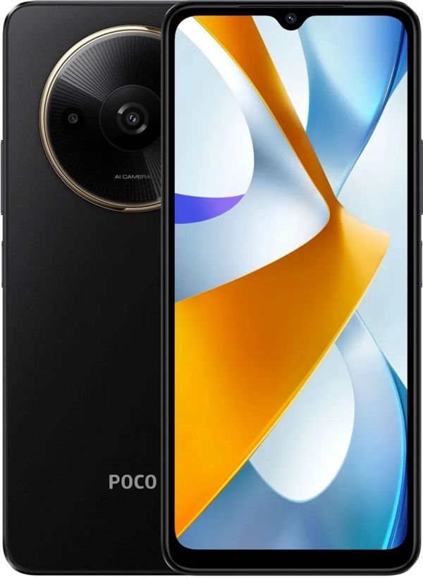 Смартфон Xiaomi Poco C61 | 3/64 ГБ Черный