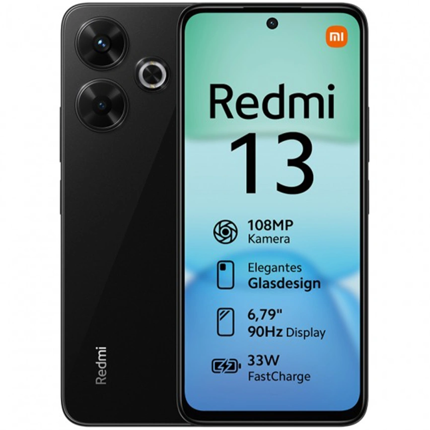 Смартфон Xiaomi Redmi 13 | 8/256 ГБ Черный