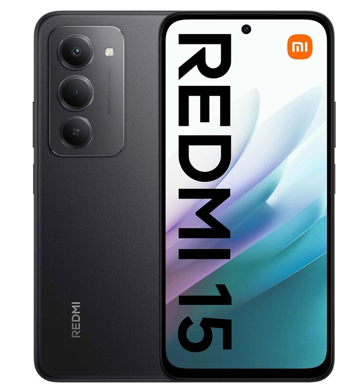 Смартфон Xiaomi Redmi 15 4G | 6/128 ГБ Черный