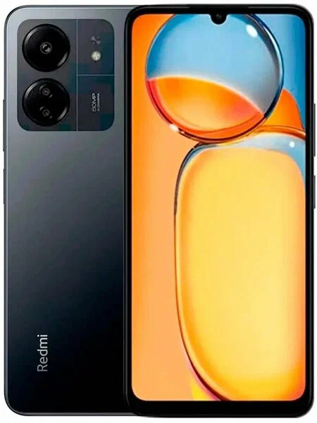 Смартфон Xiaomi Redmi 13C | 4/128 ГБ Ростест (EAC) Черный