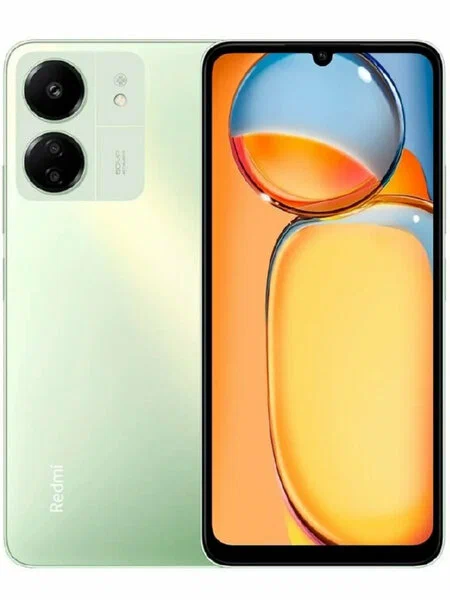 Смартфон Xiaomi Redmi 13C | 4/128 ГБ Ростест (EAC) Зеленый