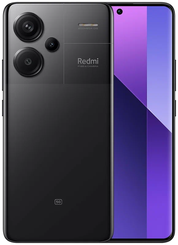 Смартфон Xiaomi Redmi Note 13 Pro Plus 5G | 12/512 ГБ Ростест (EAC) Midnight Black