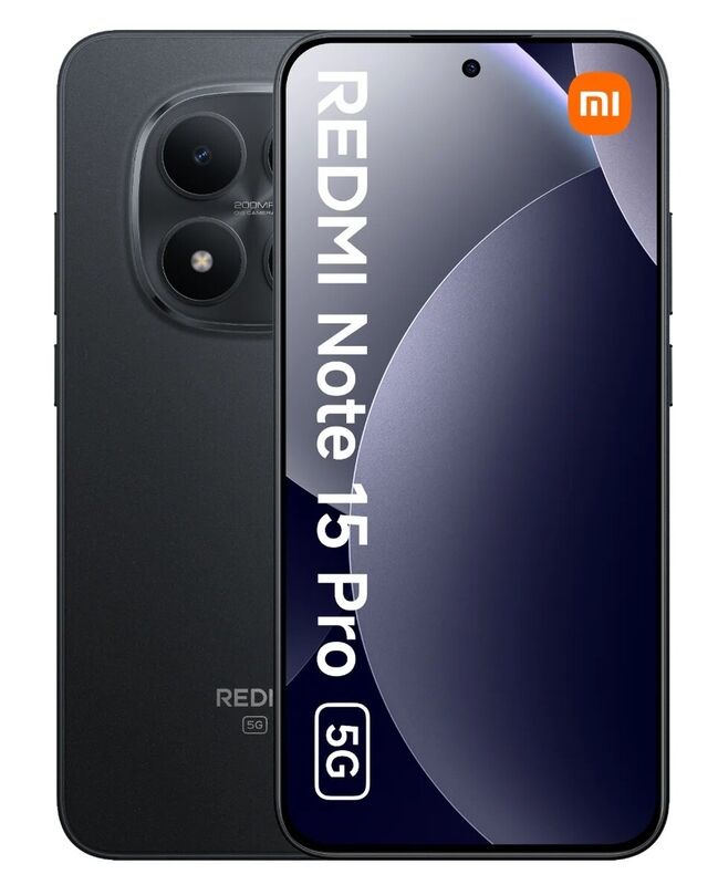 Смартфон Xiaomi Redmi Note 15 Pro 5G | 8/256 ГБ (Чёрный | Black)