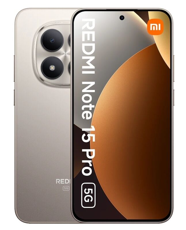 Смартфон Xiaomi Redmi Note 15 Pro 5G | 8/512 ГБ (Титановый | Titanium)