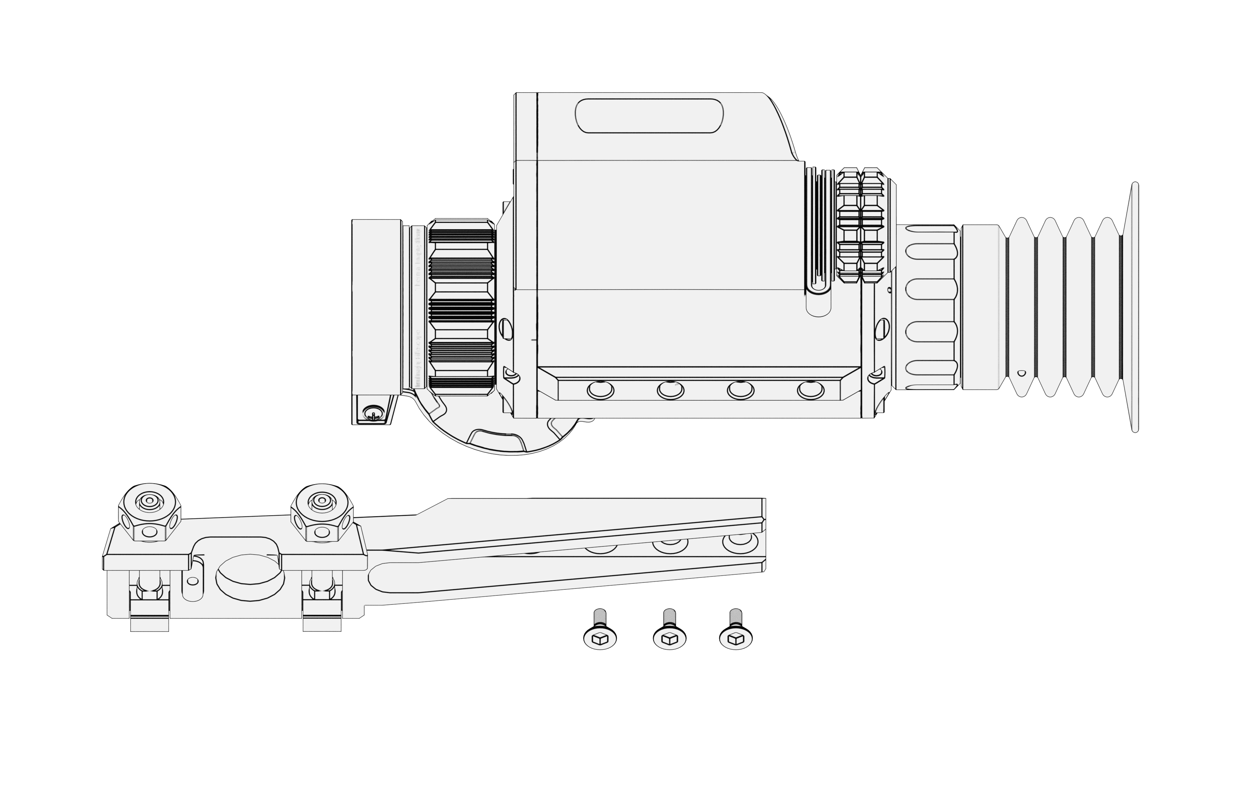 Тепловизионный прицел Sytong LM02-25 LRF c дальномером