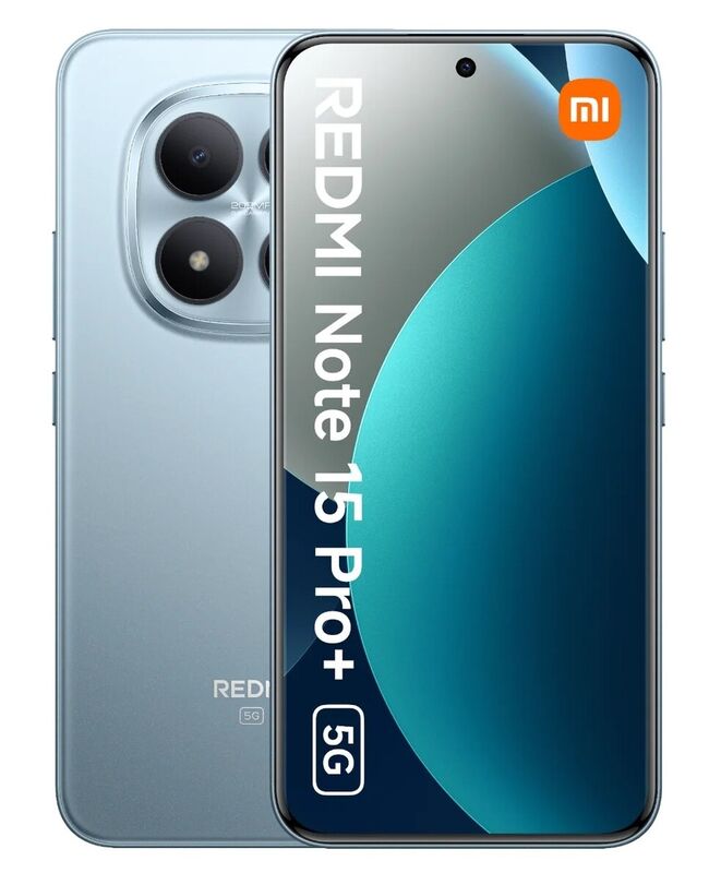 Смартфон Xiaomi Redmi Note 15 Pro+ 5G | 8/256 ГБ (Голубой | Glacier Blue)