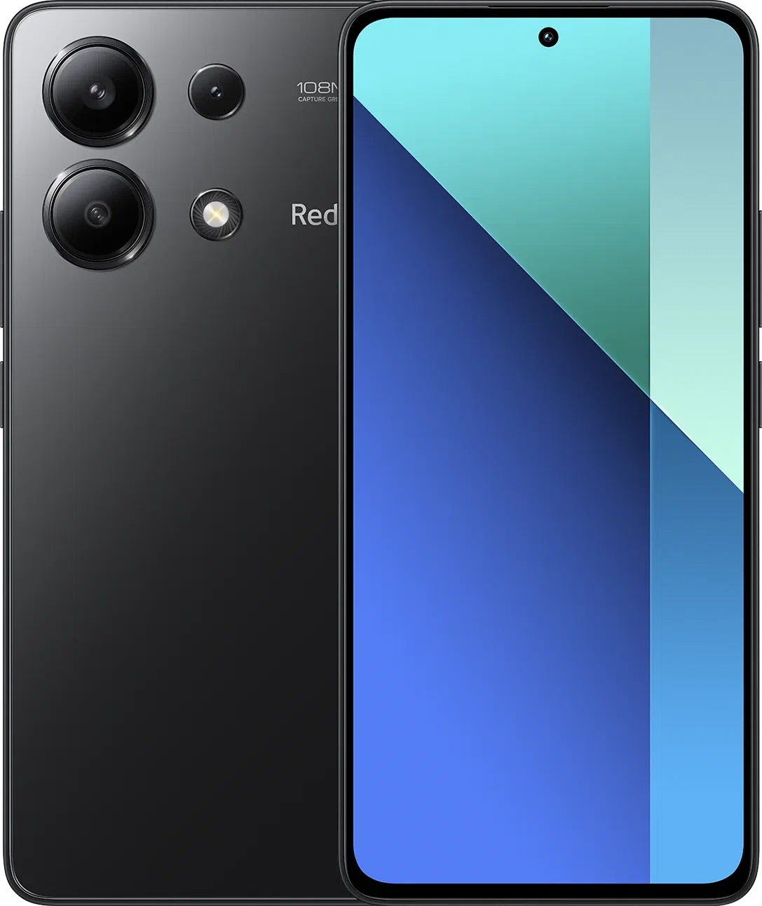 Смартфон Xiaomi Redmi Note 13 4G | 6/128 ГБ Ростест (EAC) Midnight Black