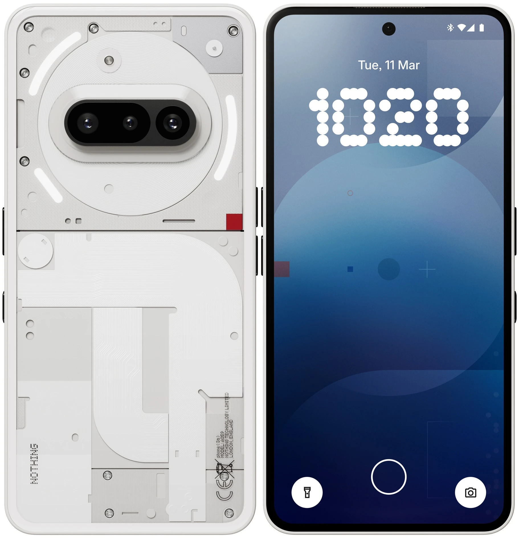 Смартфон Nothing Phone 3A 12/256 ГБ (Белый | White)