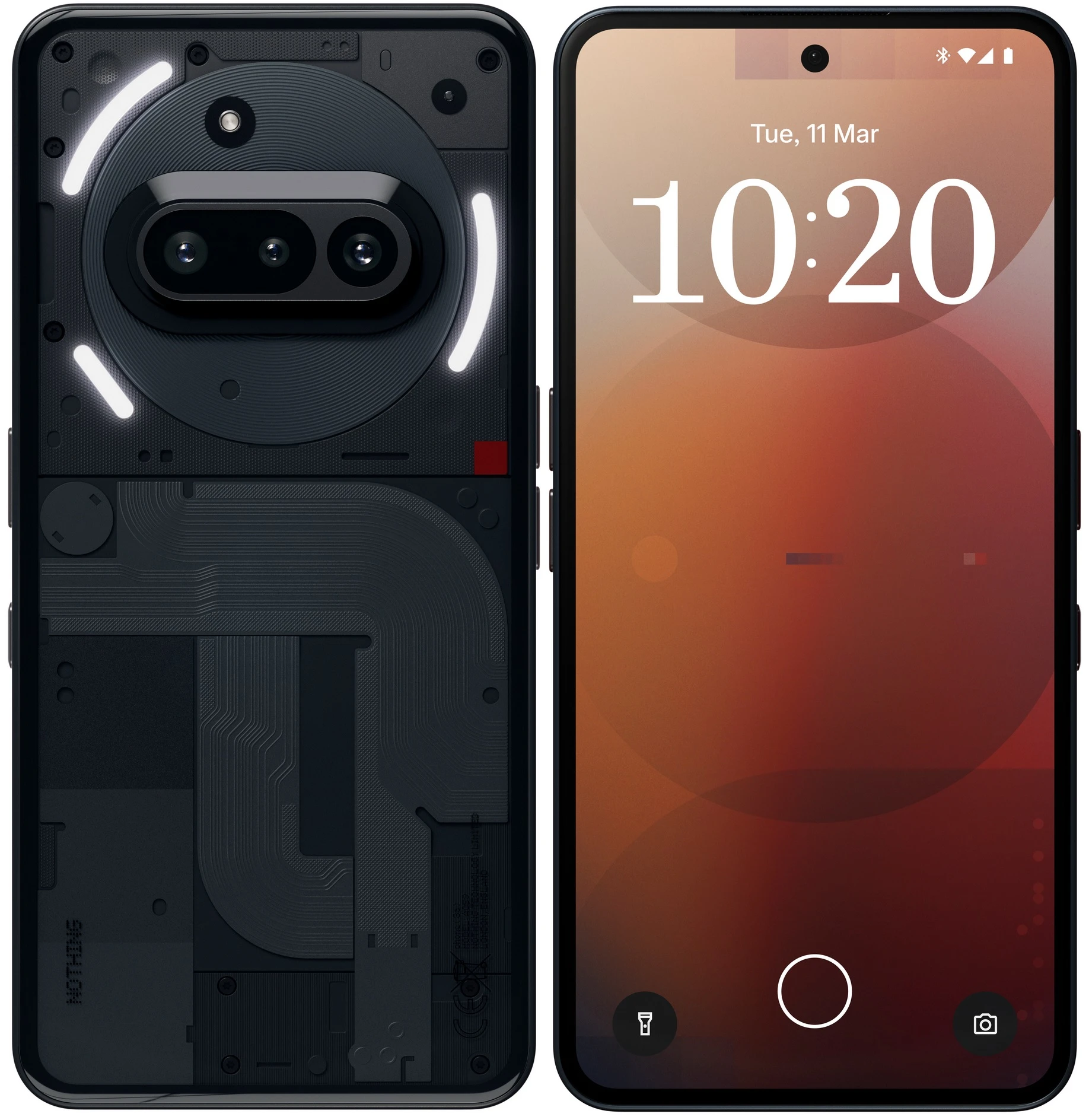 Смартфон Nothing Phone 3A 8/128 ГБ (Чёрный | Black)