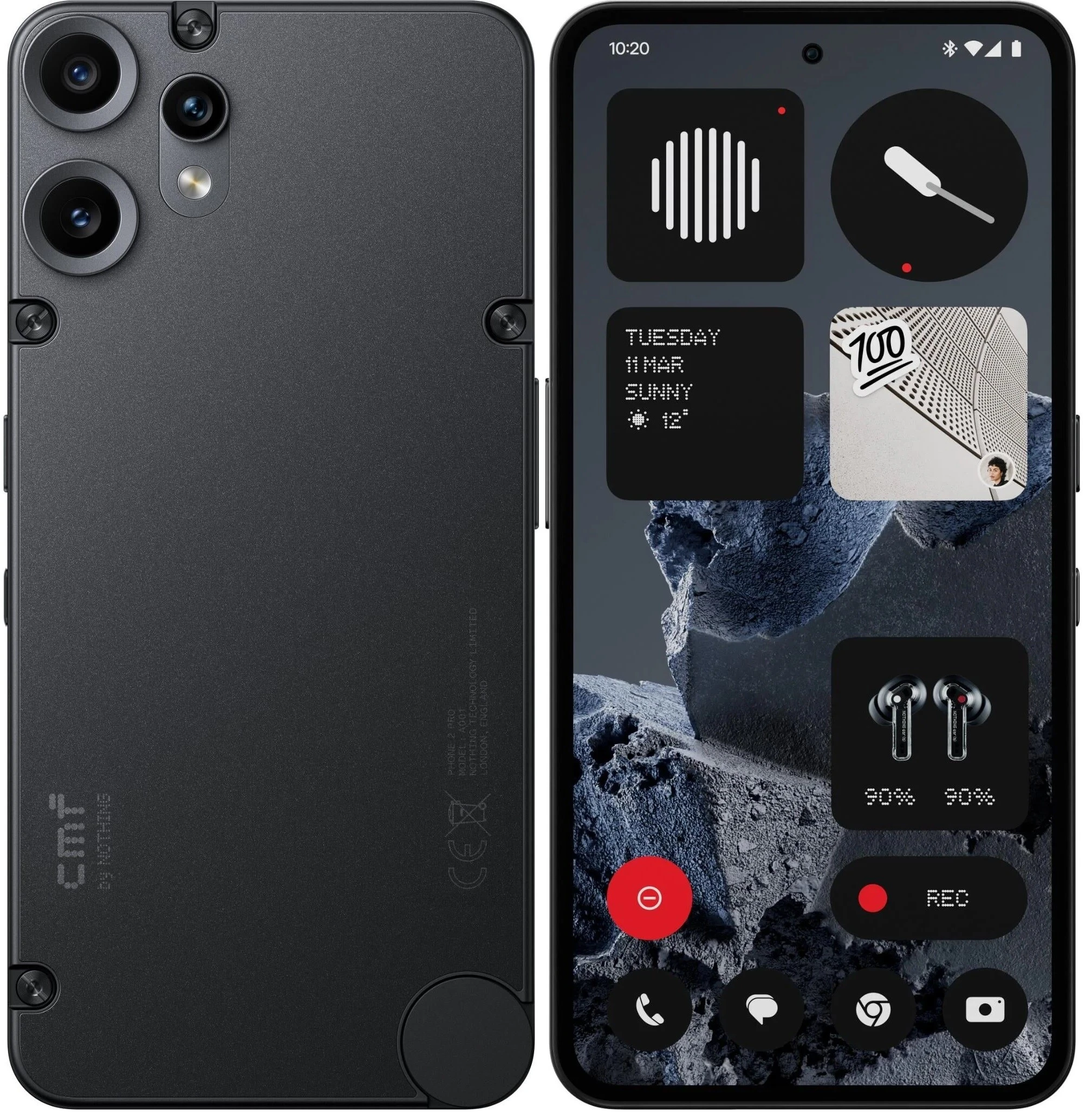 Смартфон CMF Phone 2 Pro, 8/128 ГБ (Чёрный | Black)