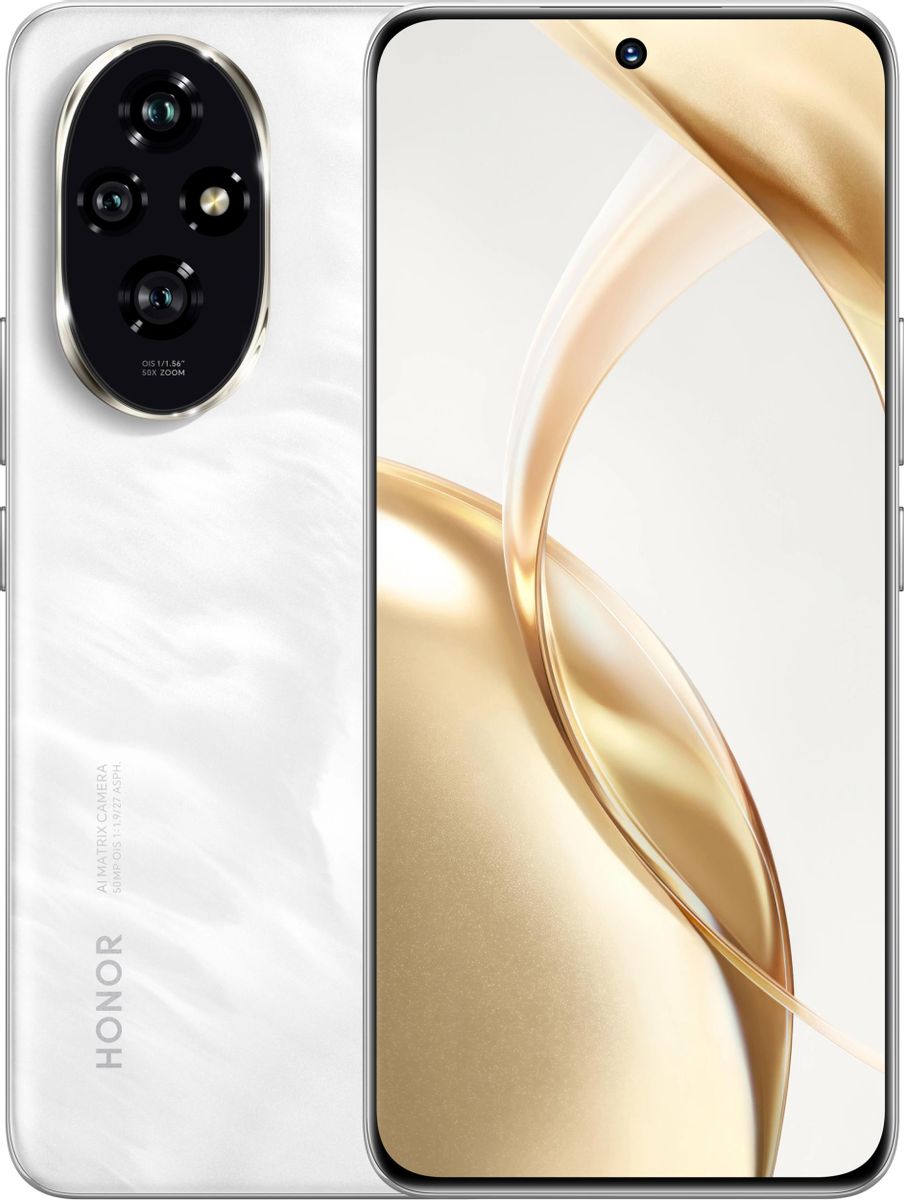 Смартфон HONOR 200 8/256 ГБ, Белый лунный