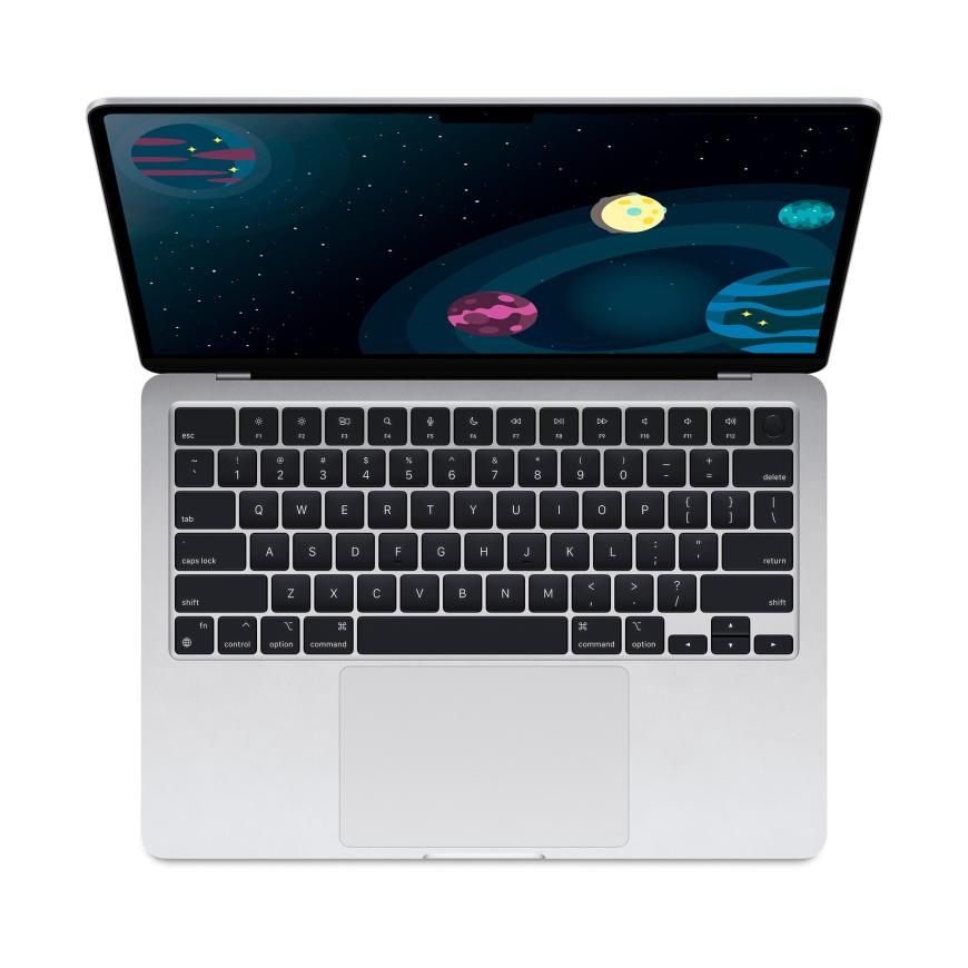 Ноутбук Apple MacBook Air 13" M2 (2022) 8C CPU/8C GPU, 16 ГБ RAM, 256 ГБ SSD, Silver