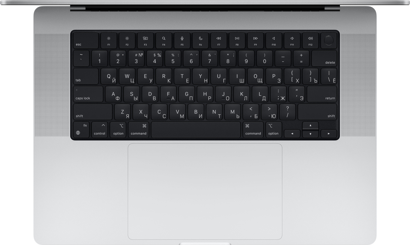 Ноутбук Apple MacBook Pro 16" M1 Pro (2021) 10C CPU/16C GPU, 16 ГБ RAM, 1 ТБ SSD, Silver