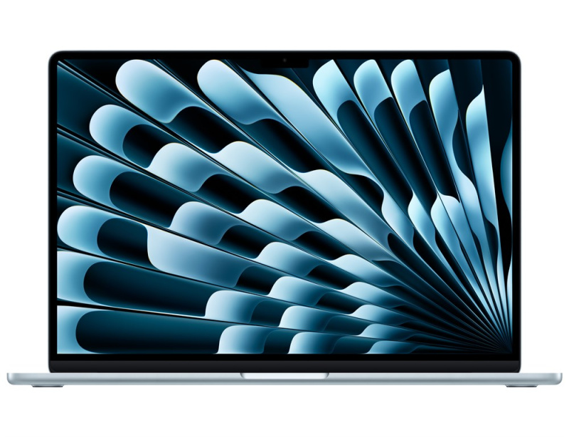 Ноутбук Apple MacBook Air 15" M4 (2025) 10C CPU/10C GPU, 16 ГБ RAM, 1 ТБ SSD, Sky Blue (Z1HE0004Z; Z1HE )