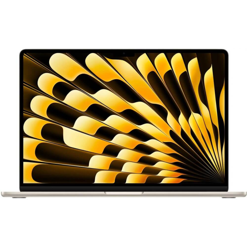 Ноутбук Apple MacBook Air 13" M3 (2024) 8C CPU/10C GPU, 24 ГБ RAM, 512 ГБ SSD, (Starlight | Сияющая звезда) (Z1BB000M6)