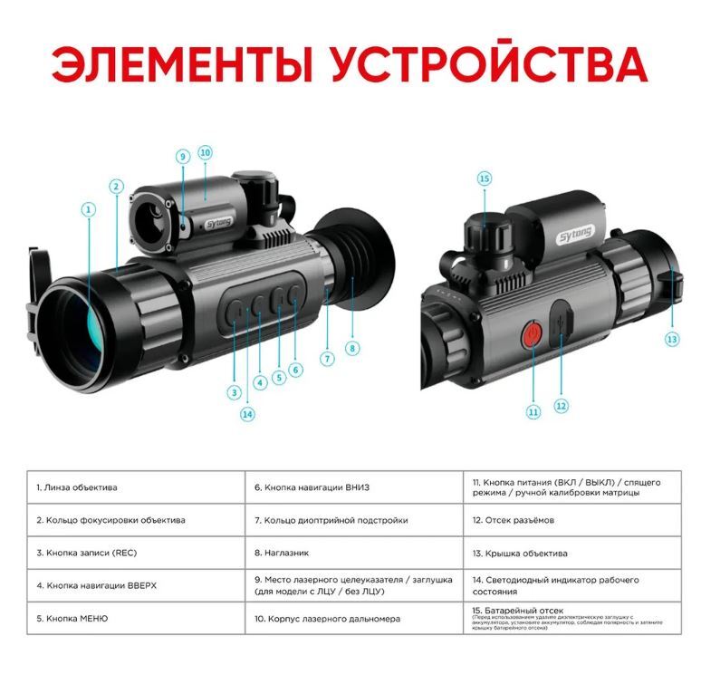 Тепловизионный прицел Sytong AM03-35 LRF