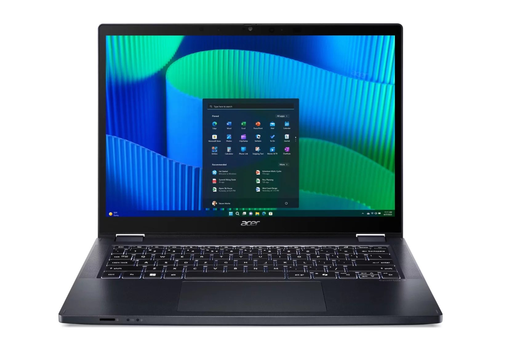 Ноутбук Acer TravelMate P4 Spin 14 (intel i7-1355U, 16 ГБ, 512 ГБ)