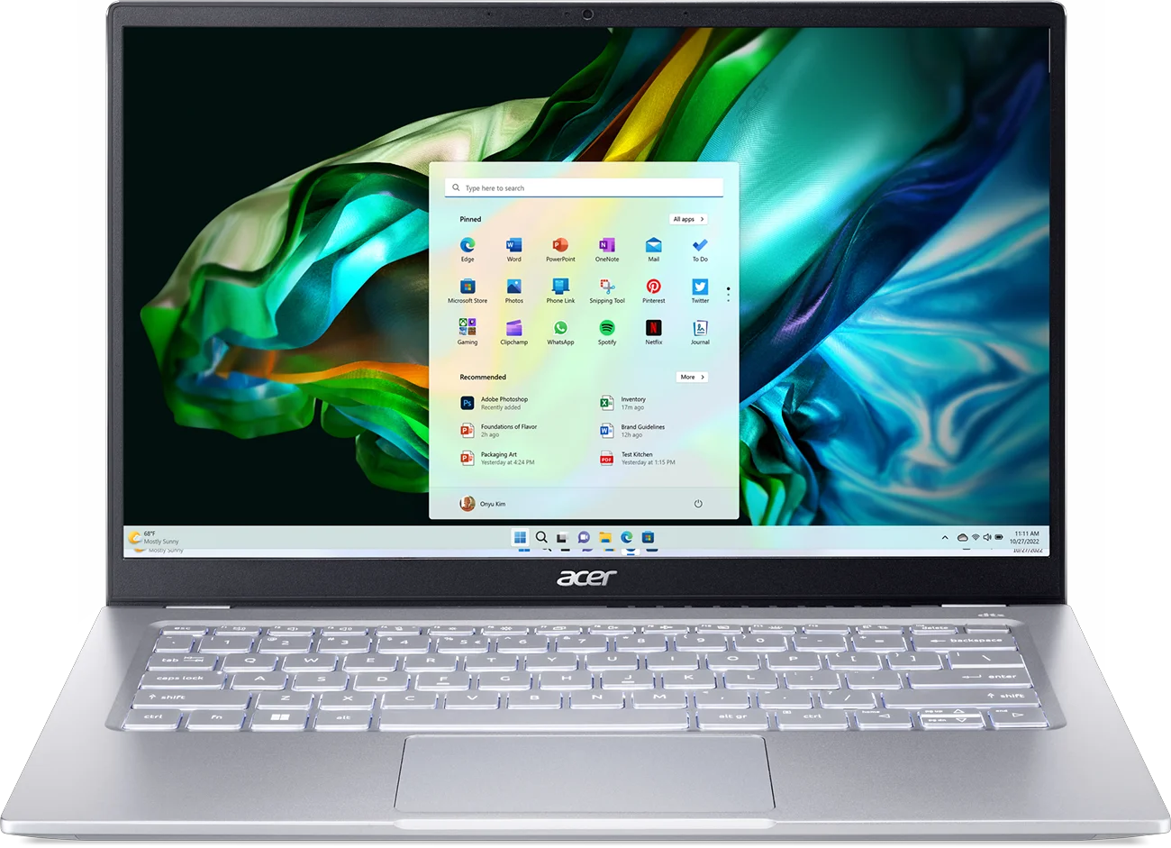 Ноутбук Acer Swift Go 14 (Intel Ultra 5, 8 ГБ, 512 ГБ)
