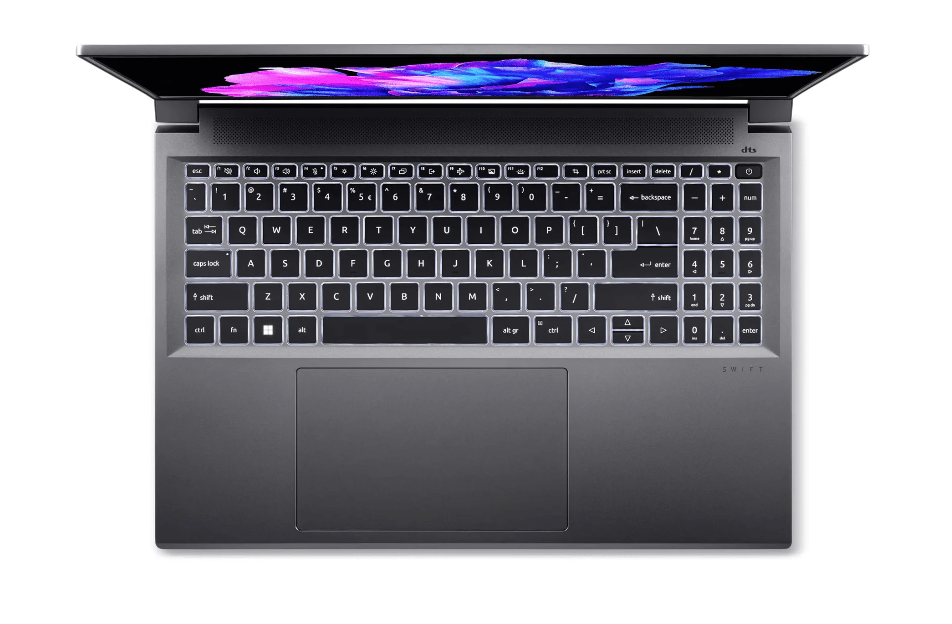 Ноутбук Acer Swift X 16 (AMD Ryzen 7, 16 ГБ, 1 ТБ)