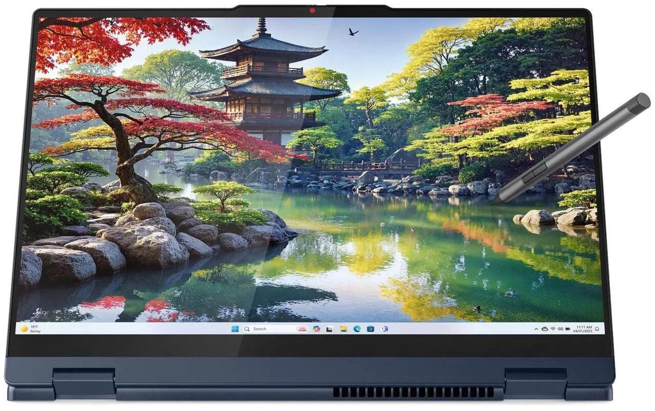 Ноутбук Lenovo IdeaPad 5 2-in-1 16 83KU0003US (AMD Ryzen AI 5 340, 16ГБ RAM, 512 ГБ SSD) Синий