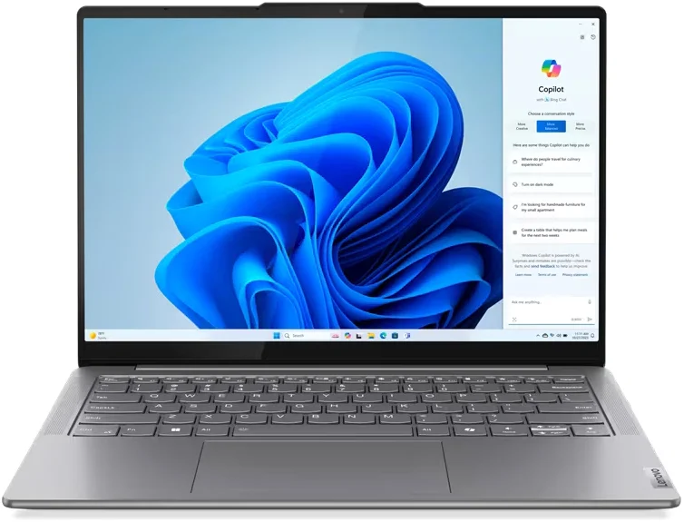 Ноутбук Lenovo Slim 7 14IMH9 (Intel Ultra 7 155H, 16 ГБ, 512 ГБ SSD)