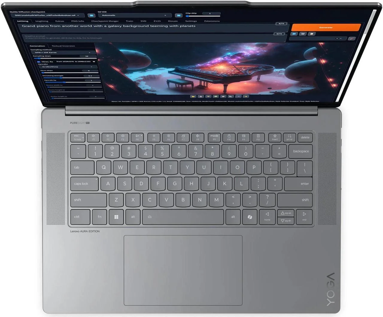 Ноутбук Lenovo Yoga Slim 7i Aura 15 (Ultra 7, 16 ГБ, 1 ТБ SSD)