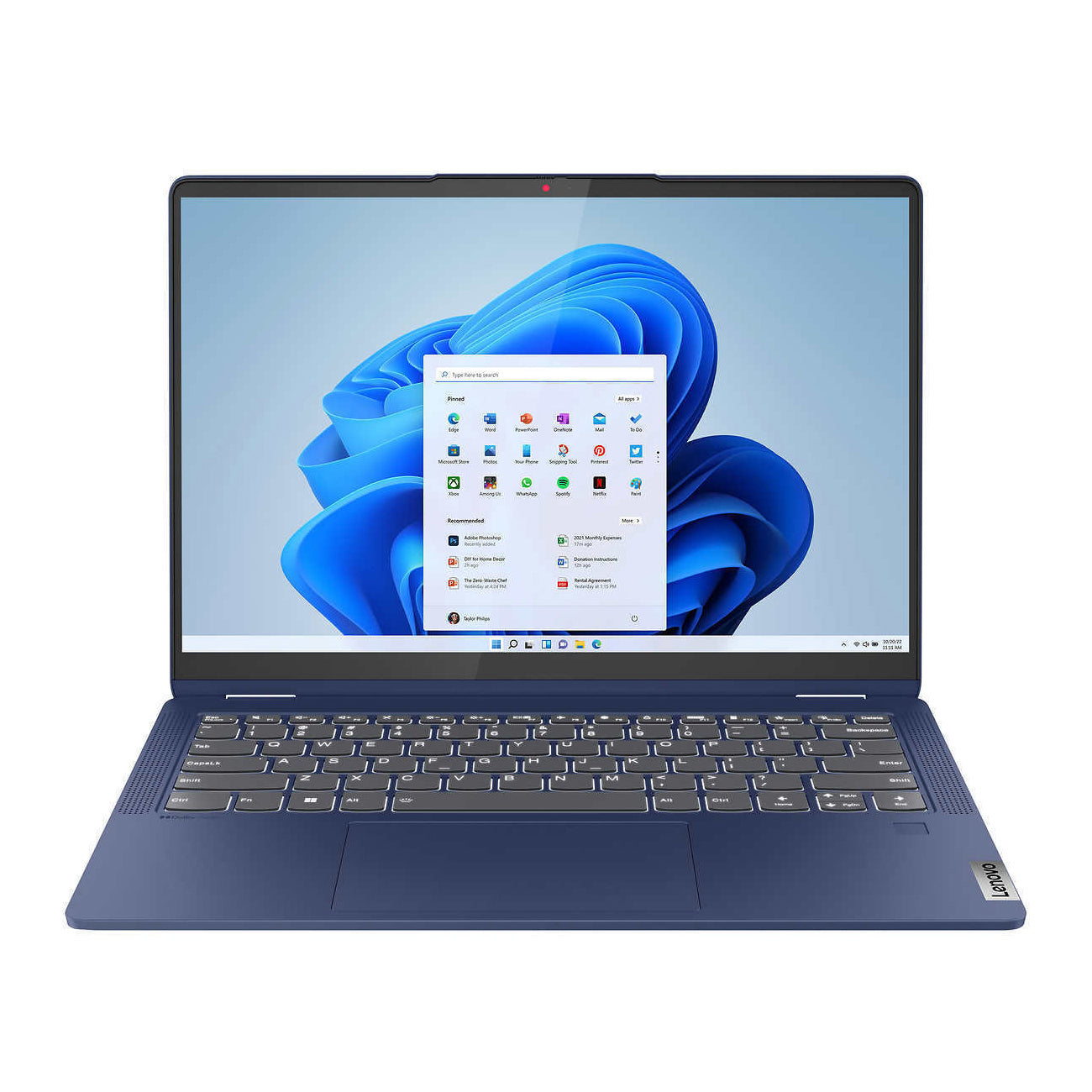 Ноутбук Lenovo IdeaPad 5 2-in-1 14 83DR000KUS (AMD Ryzen 5 8645HS 16 ГБ/512 ГБ SSD) синий