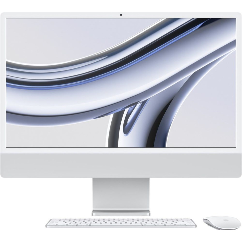 Моноблок Apple iMac 24" M3 (2023) Retina 4,5K 8C CPU/10С GPU, 16 ГБ RAM, 512 ГБ SSD, (Silver | Серебро) (Z19E003CK; Z19U000BL)