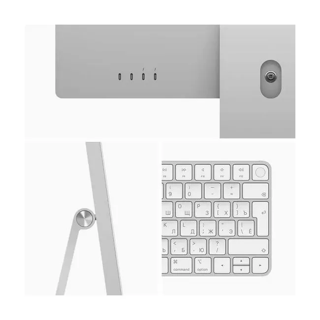 Моноблок Apple iMac 24" M1 8C CPU/8С GPU, 16 ГБ RAM, 512 ГБ SSD, русская раскладка, (Silver | Серебро)