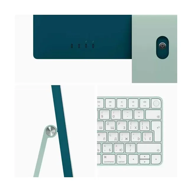 Моноблок Apple iMac 24" M1 8C CPU/8С GPU, 16 ГБ RAM, 512 ГБ SSD, русская раскладка, (Green | Зеленый)