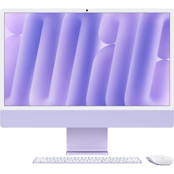 Моноблок Apple iMac 24" M4 (2024) Retina 4,5K 10C CPU/10С GPU, 16 ГБ RAM, 1 ТБ SSD, (Purple | Фиолетовый) (Z1ET000XX; Z1EU000ER)