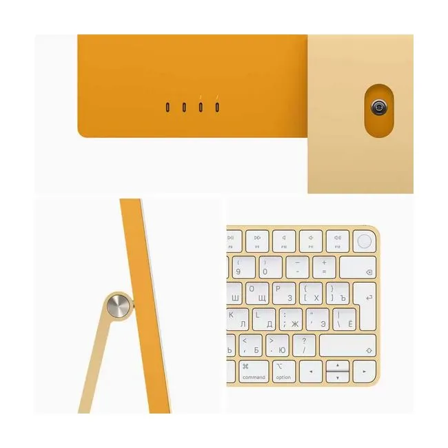 Моноблок Apple iMac 24" M1 8C CPU/8С GPU, 16 ГБ RAM, 1 ТБ SSD, русская раскладка, (Yellow | Желтый)
