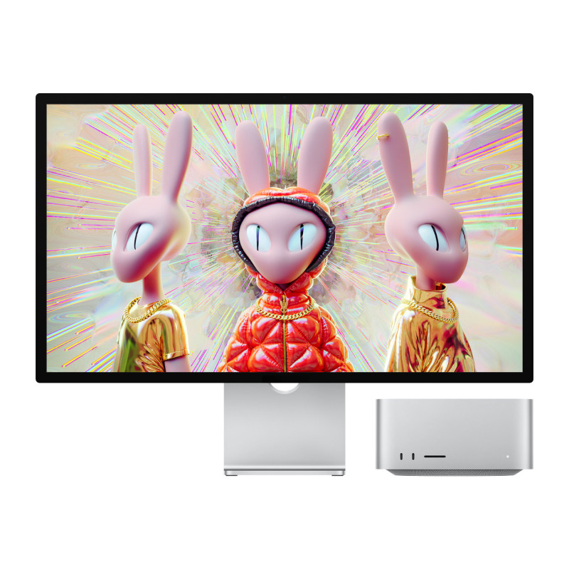 Монитор Apple Studio Display 27" 5K | нанотекстурное стекло | подставка с регулировкой по наклону и высоте | Silver (MMYV3)