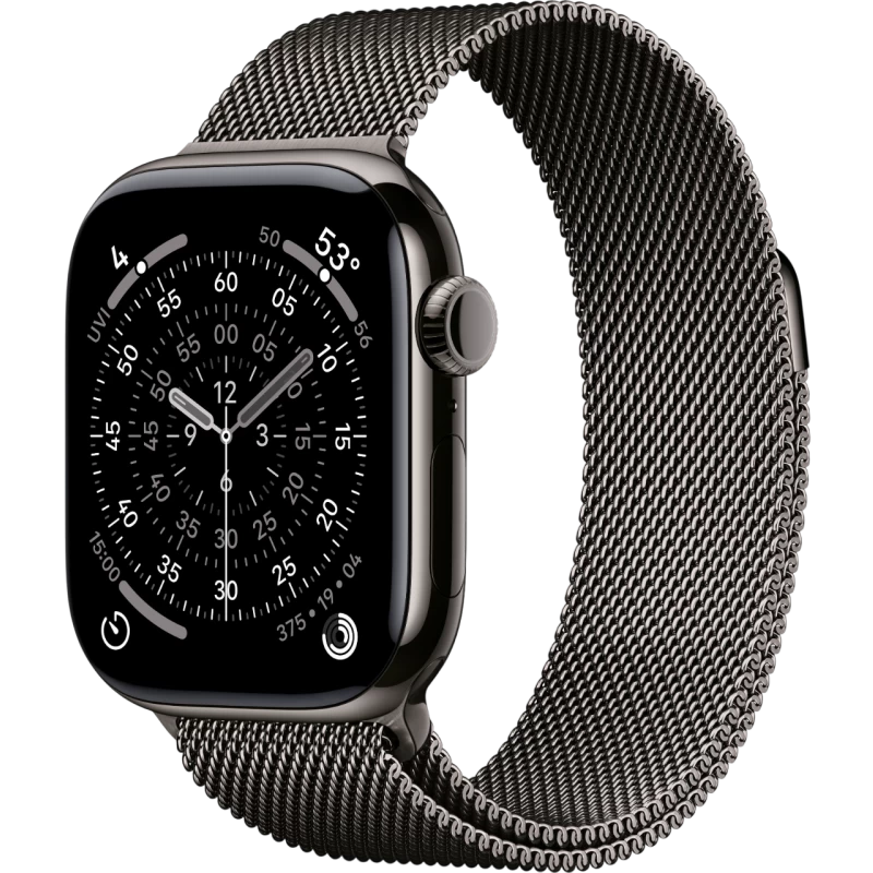 Смарт-часы Apple Watch S11 - 42 mm Titanium Slate case | Slate Milanese Loop