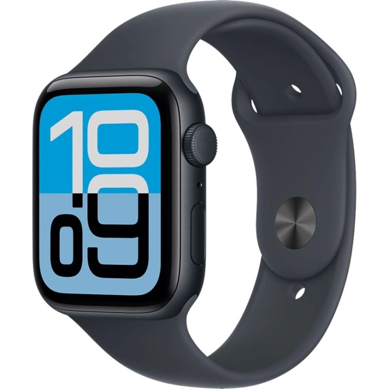 Смарт-часы Apple Watch SE3 (2025) - 44 mm ремешок Sport band | Midnight Black, S/M