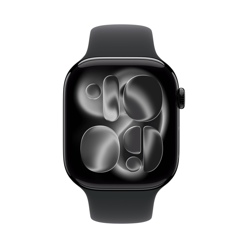 Смарт-часы Apple Watch S11 - 42 mm Aluminum Jet Black case | Black Sport band, M/L