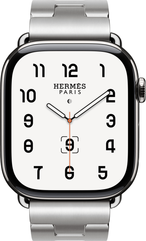 Смарт-часы Apple Watch S10 Hermes - 46 mm титановый корпус, браслет Grand H размер L