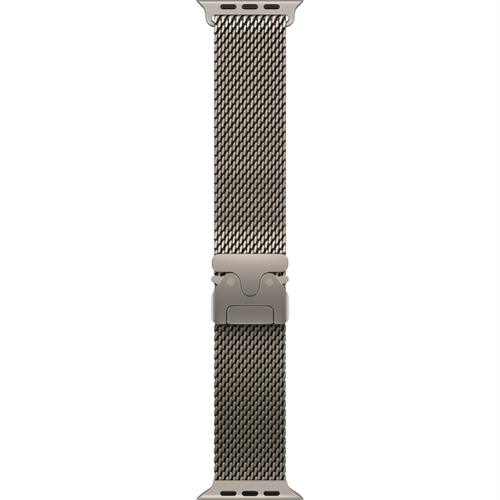Смарт-часы Apple Watch Ultra 2 (2024) - 49 mm Natural Titanium case | ремешок Titanium Milanese Loop цвета Natural Titanium, размер L